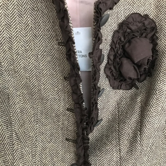 Tweed Dress Jacket Victoria’s Secret with Pink Satin Lining NWT - Picture 4 of 4